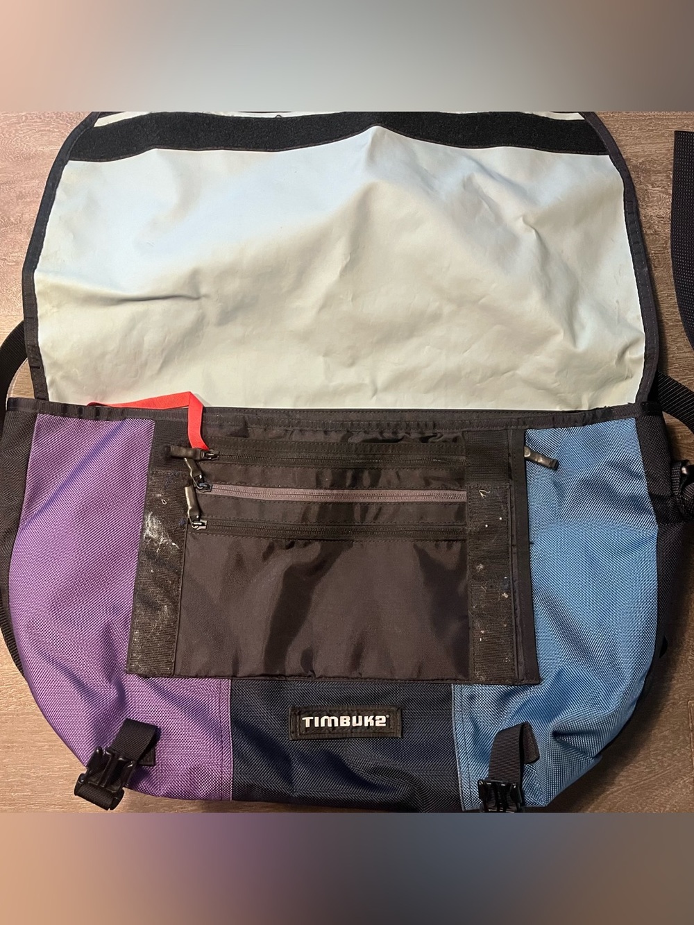 Timbuk2 Messenger Bag— Purple, Black & Blue - Picture 3 of 3